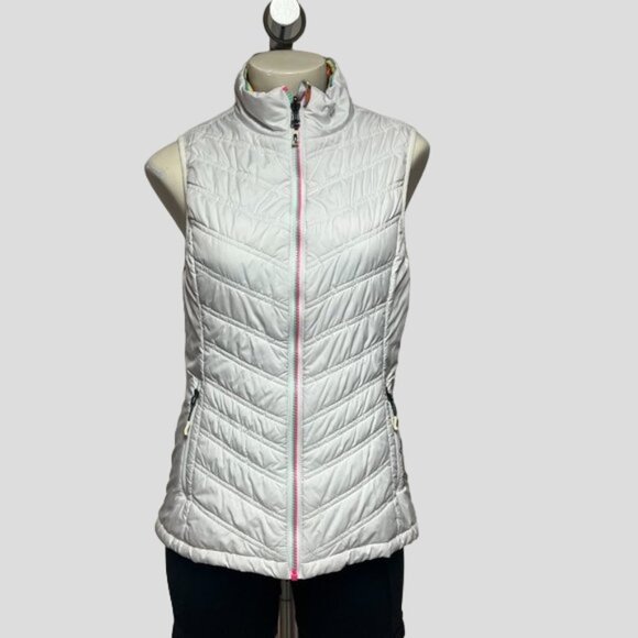 Sunice Maci Climaloft Lightweight Thermal Reversible Vest White/Multicolored - Picture 2 of 15